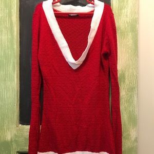 Wet Seal XS Santa Sweater Dress